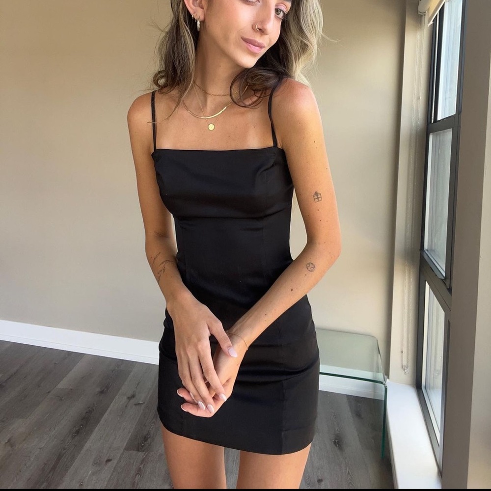 Aritzia Satin Mini Dress